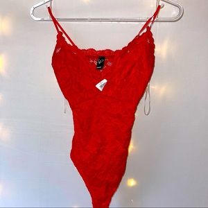 NWT Lacey Red Bodysuit
